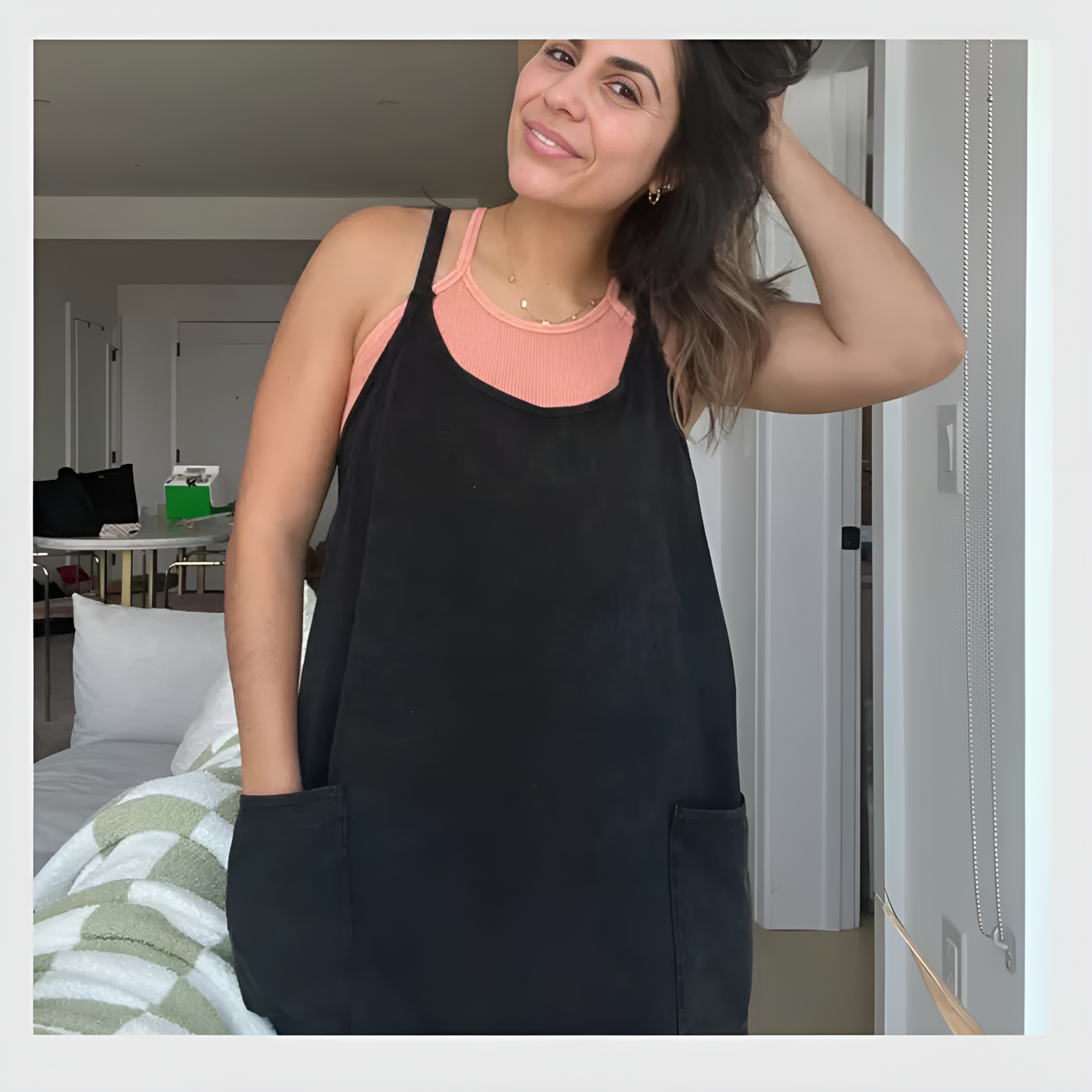 Minikjole med innebygd BH og shorts