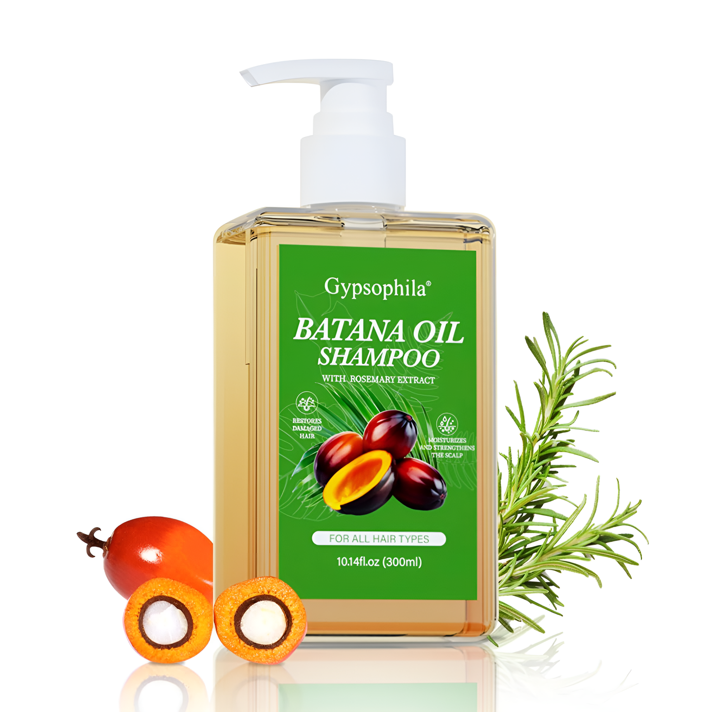 Shampoo med Batanaolje - Hårvekst og Pleie