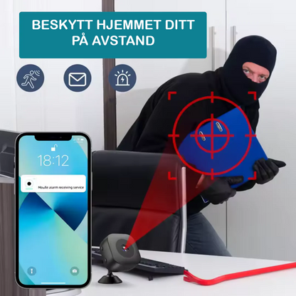 Sikre rommet ditt enkelt med vårt trådløse minikamera