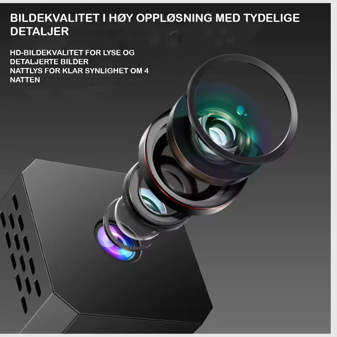 Sikre rommet ditt enkelt med vårt trådløse minikamera