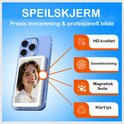 VlogCam™ – MagSafe selfie-skjerm