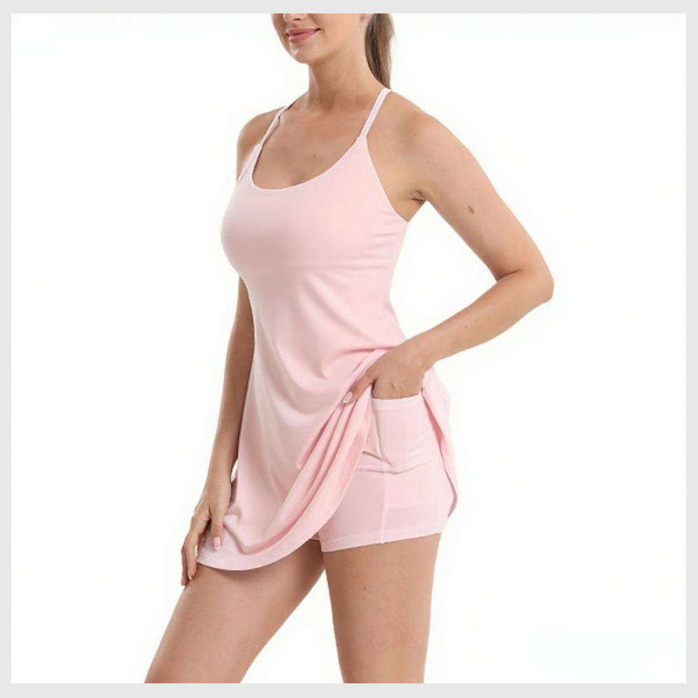Den Ultimate Tummy Control Ryggfri Aktiv Kjole