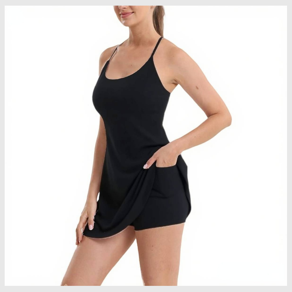 Den Ultimate Tummy Control Ryggfri Aktiv Kjole
