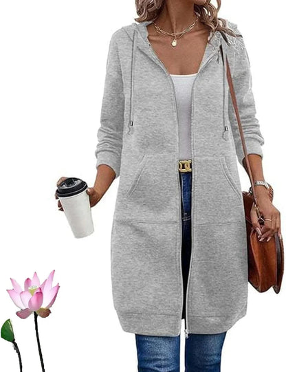 Nordéa™ – Elegant Hettegenser med Glidelås