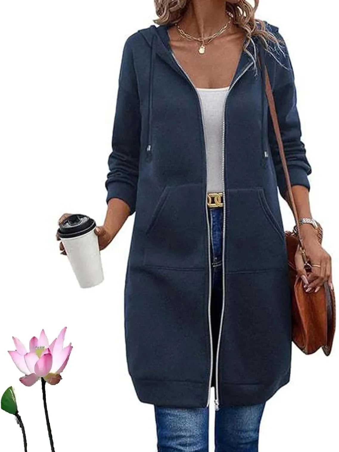 Nordéa™ – Elegant Hettegenser med Glidelås