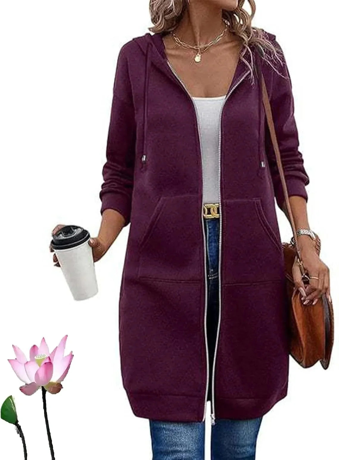 Nordéa™ – Elegant Hettegenser med Glidelås
